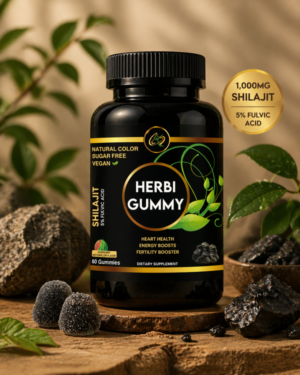1,000mg Shilajit Gummy 5% Fulvic Acid